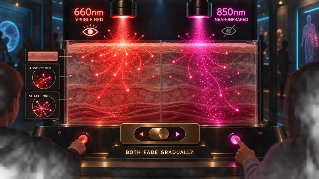 660nm vs 850nm red light therapy