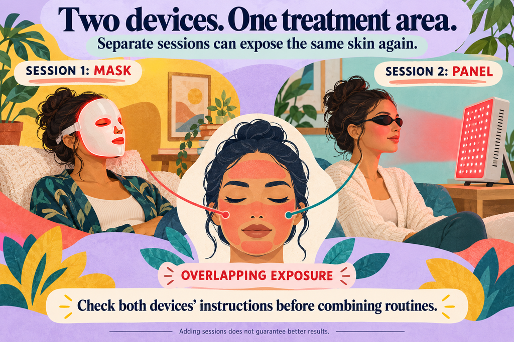 can you overdo red light therapy